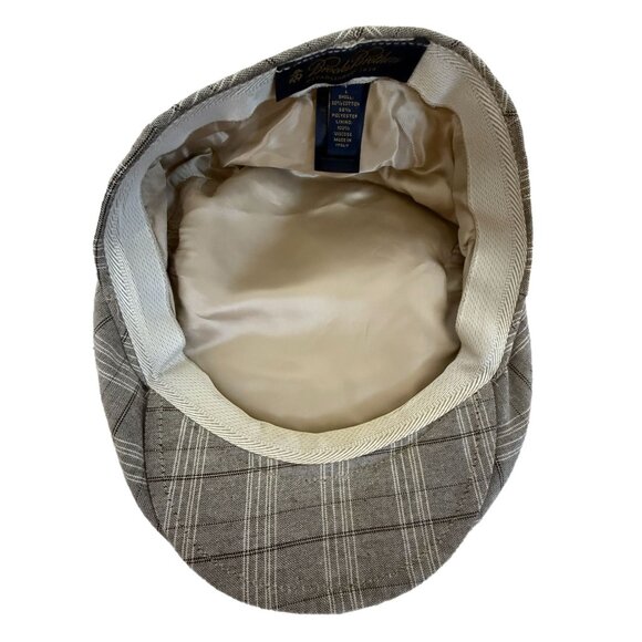 Brooks Brothers Mens Large Cabbie Newsboy Hat Italy - Picture 6 of 7
